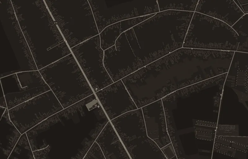 Mapa Dobanovaca sa oznakom za Zemunsku 32